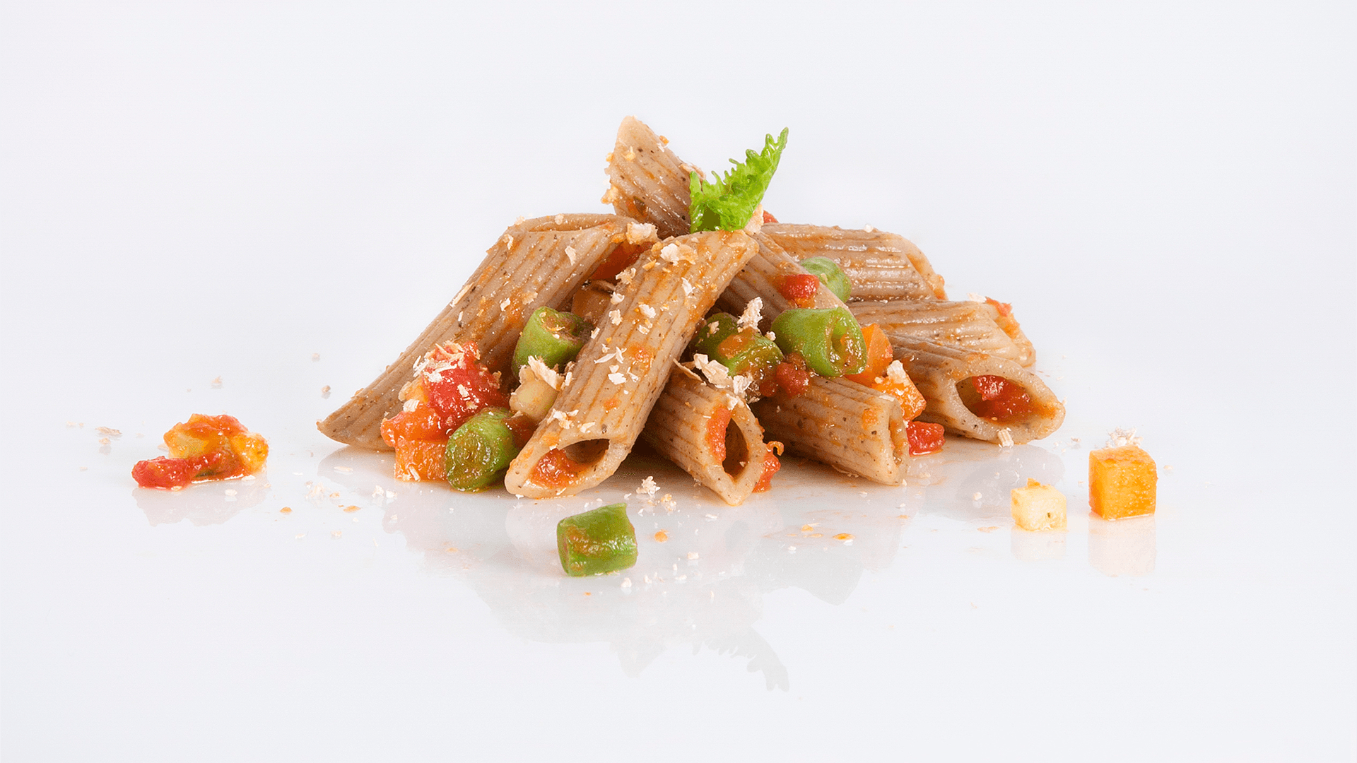 Pennette di grano saraceno con zucchine e speck